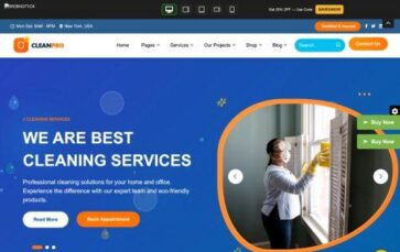 All Cleaning Service Pro (screenshot desktop)