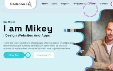 Screenshot Desktop Freelancer Resume Pro (screenshot desktop)