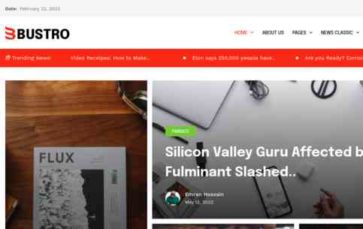 Bustro (screenshot desktop)