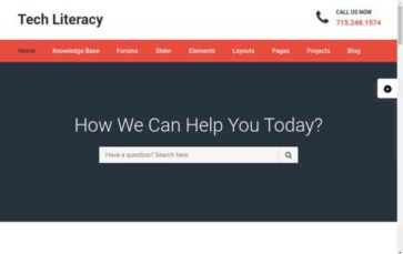 Tech Literacy Pro (screenshot desktop)