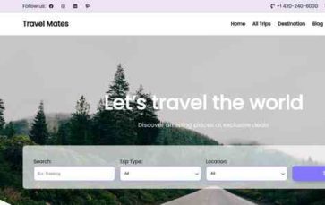 Travel Mates (screenshot desktop)