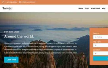 Travelyo (screenshot desktop)