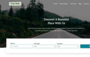 Triphub (screenshot desktop)