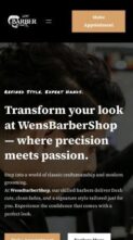 WENS Barber (screenshot mobile)