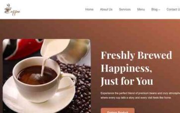 WENS Coffee (screenshot desktop)