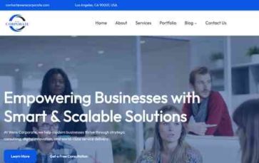 WENS Corporate (screenshot desktop)