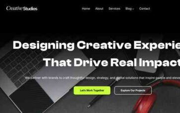 WENS Creative Studios (screenshot desktop)