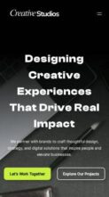 WENS Creative Studios (screenshot mobile)
