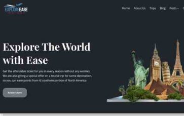 WENS Explore Ease (screenshot desktop)