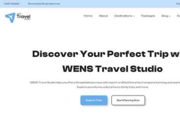 WENS Travel Studio (screenshot desktop)
