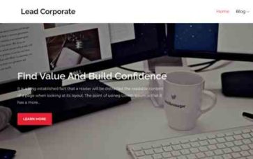 Lead Corporate (screenshot desktop)