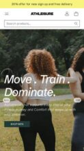 Athleisure (screenshot mobile)