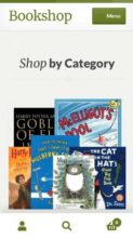 BookShop (WooCommerce) - (screenshot mobile)
