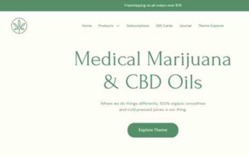 CBD Retailer (screenshot desktop)