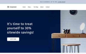 Cozynest (screenshot desktop)