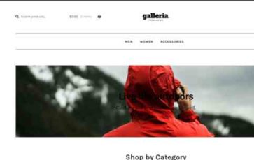 Galleria (WooCommerce) (screenshot desktop)