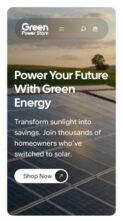 Green Power Store (screenshot mobile)