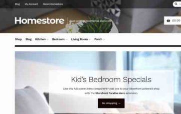Homestore (screenshot desktop)