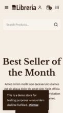 Libreria (screenshot mobile)