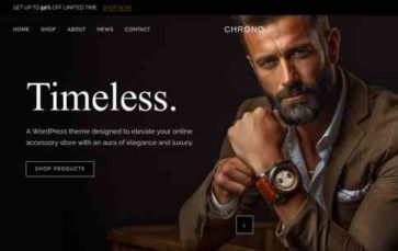 Organic Chrono (screenshot desktop)