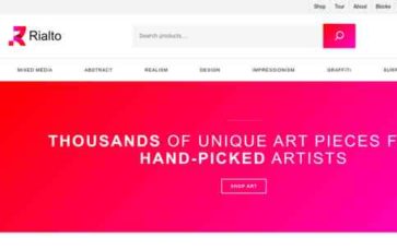 Organic Rialto (screenshot desktop)