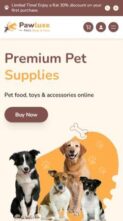 Pawluxe (screenshot mobile)