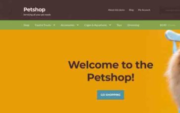 Petshop (WooCommerce) (screenshot desktop)