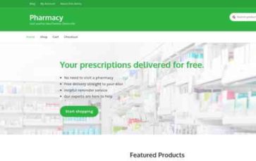 Pharmacy (WooCommerce) (screenshot desktop)
