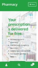 Pharmacy (WooCommerce) (screenshot mobile)