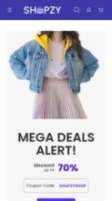 Shopzy (screenshot mobile)