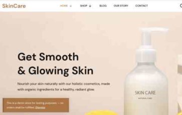 SkinCare (ThemeGrill) - (screenshot desktop)