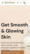 SkinCare (ThemeGrill) - (screenshot mobile)