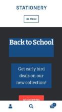 Stationery (WooCommerce) - (screenshot mobile)