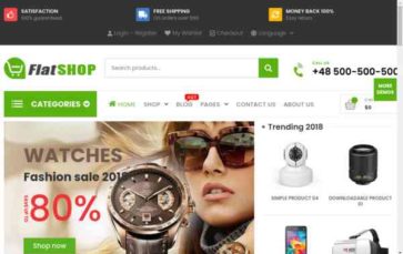 FlatSHOP (screenshot desktop)