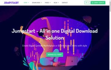 Screenshot Desktop Jumpstart (WordPress Download Manager) - (screenshot desktop)