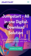 Screenshot Mobile Jumpstart (WordPress Download Manager) - (screenshot mobile)