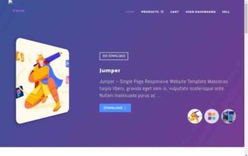 Verse (WordPress Eden) - (screenshot desktop)