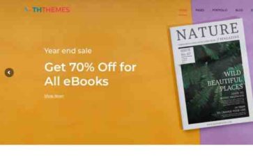 Ebook Store (MultiPurpose Themes) - (screenshot desktop)