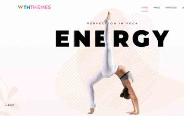 Yoga Wellness (screenshot desktop)