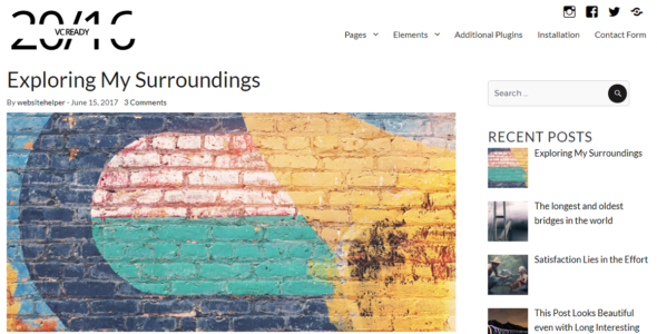 20/16 VCReady (WordPress)