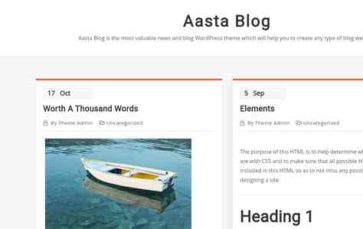 Screenshot Desktop Aasta Blog (screenshot desktop)