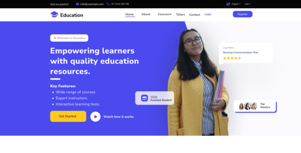 Academic Education Lite (WordPress)