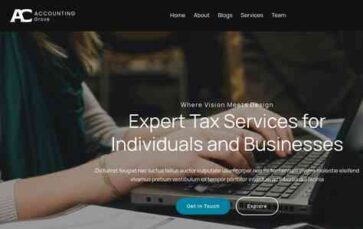 Accounting Grove Dark (screenshot desktop)