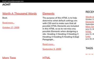 Achit (screenshot desktop)