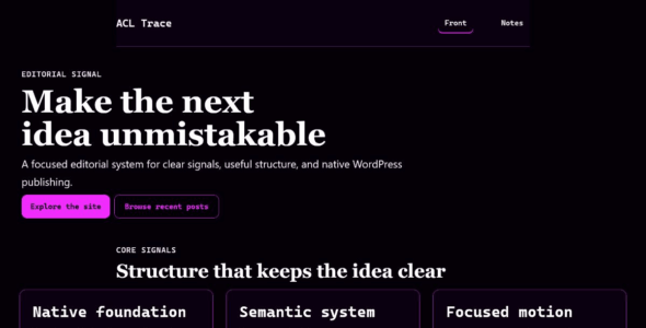 ACL Trace (WordPress)