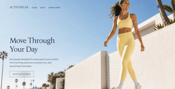 Activewear Fashion Nook (WordPress)