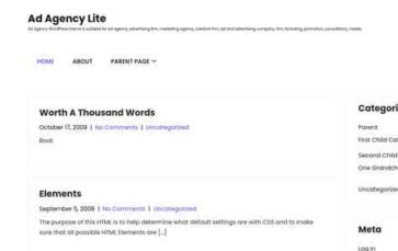 Ad Agency Lite (screenshot desktop)