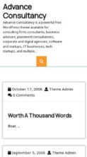 Advance Consultancy (screenshot mobile)