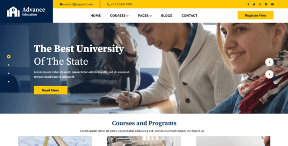 Advance Training Academy (WordPress)