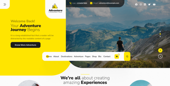 Adventure Tourism (WordPress)